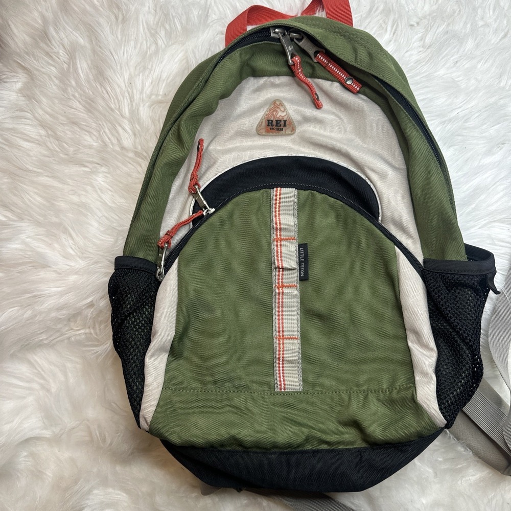 $25 🌙 REI Little Teton Small Backpack Hiking Green Bag Outdoors Hiking READ